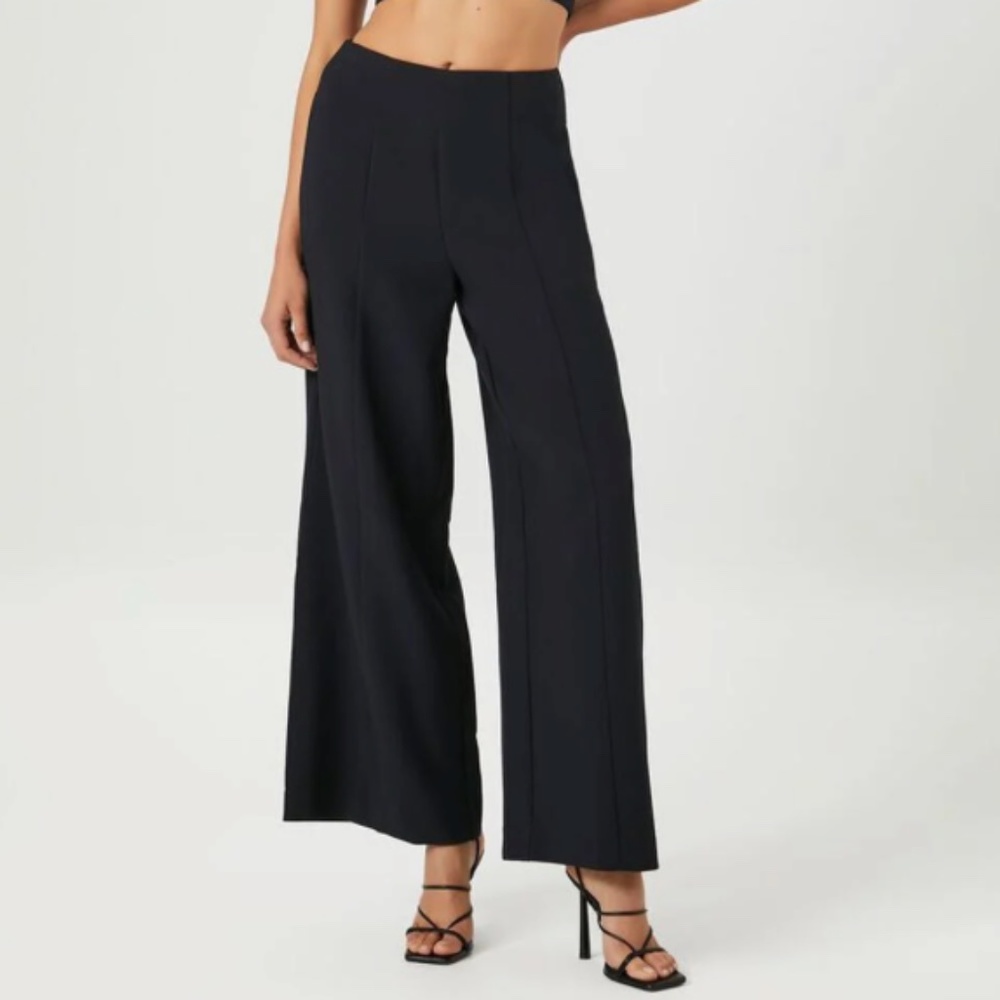 Forever 21 Wide-Leg Crepe Pants - XL